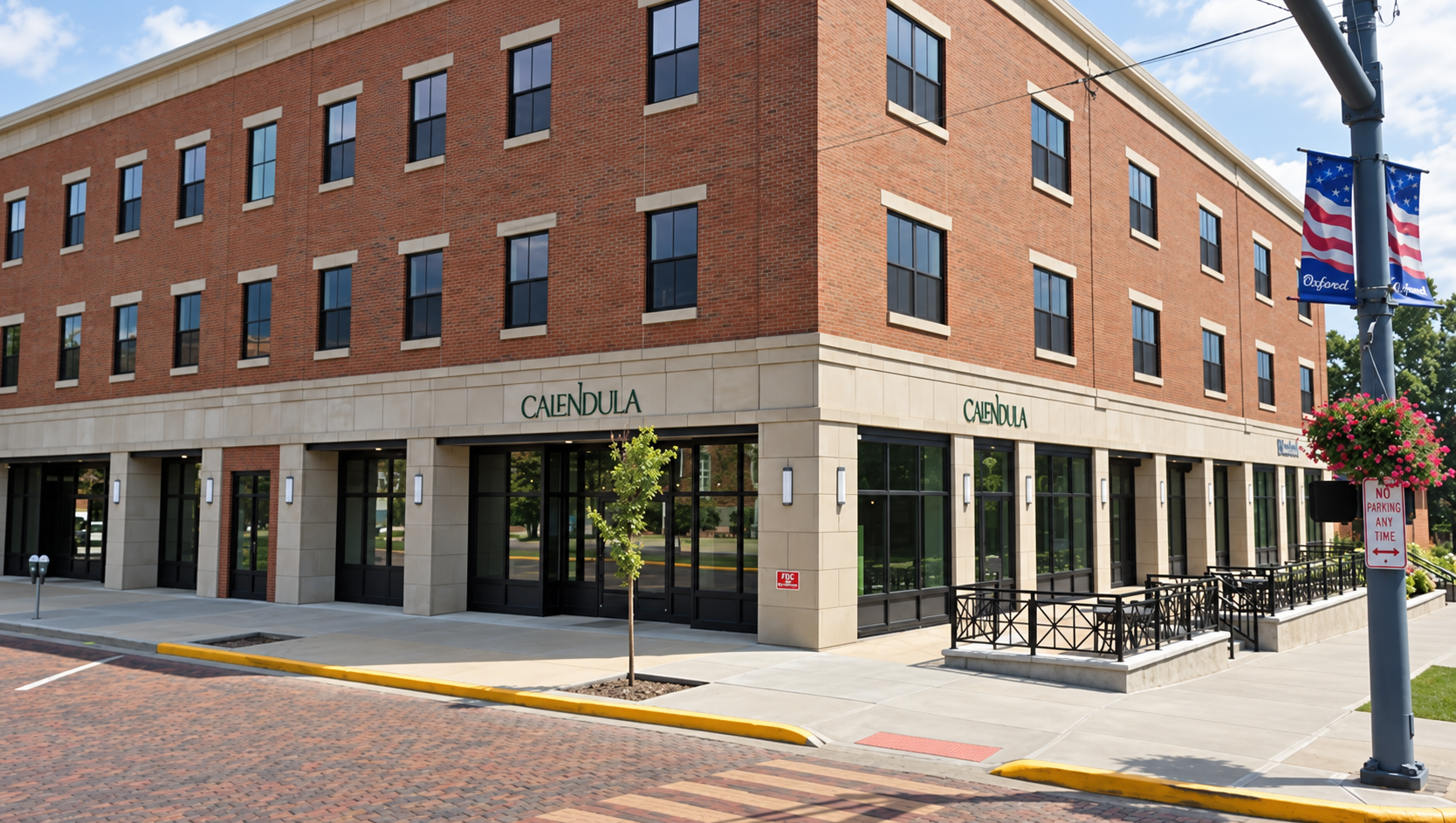 Calendula exterior in Oxford, Ohio