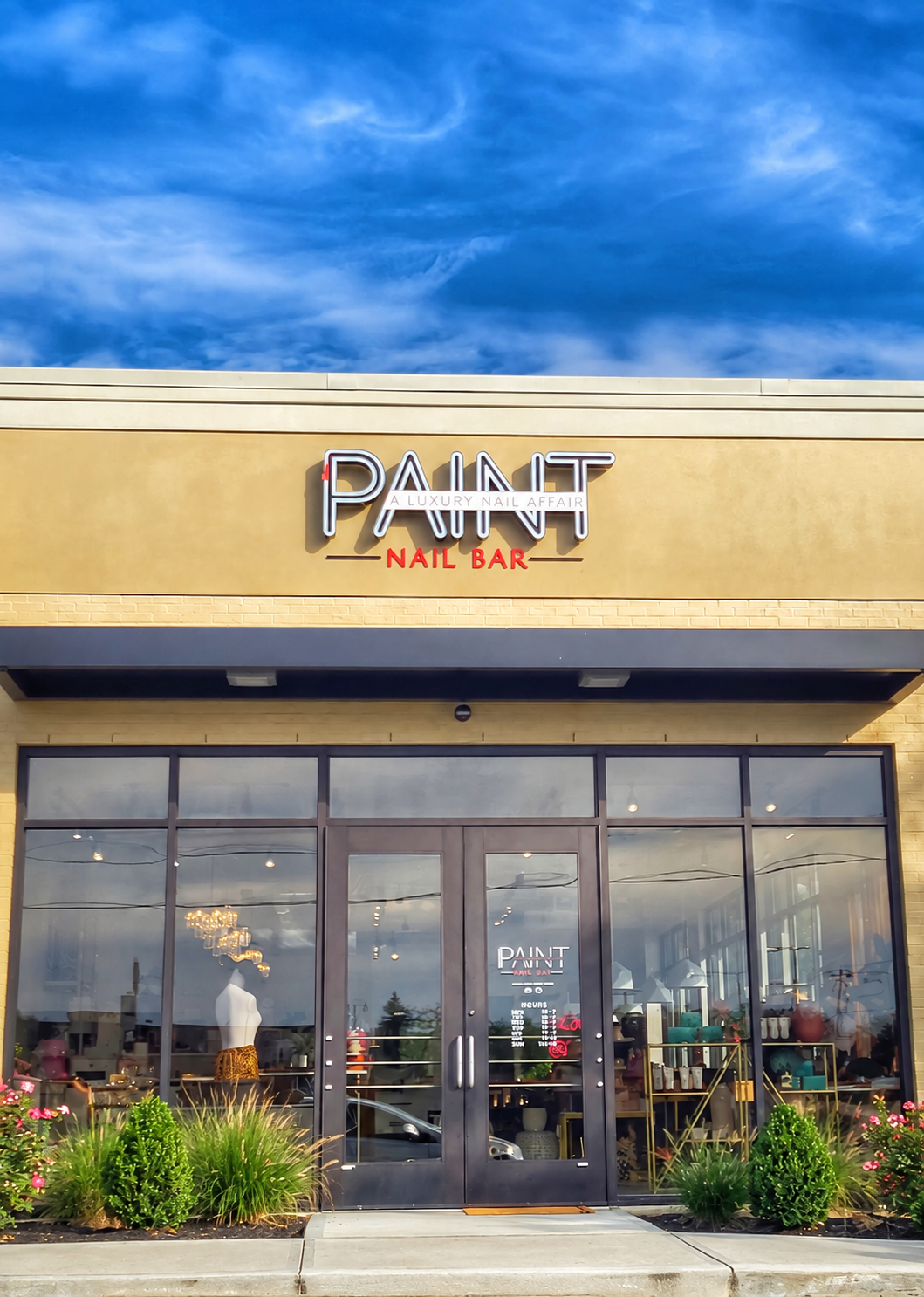 Paint Nail Bar storefront in Northern Kentucky